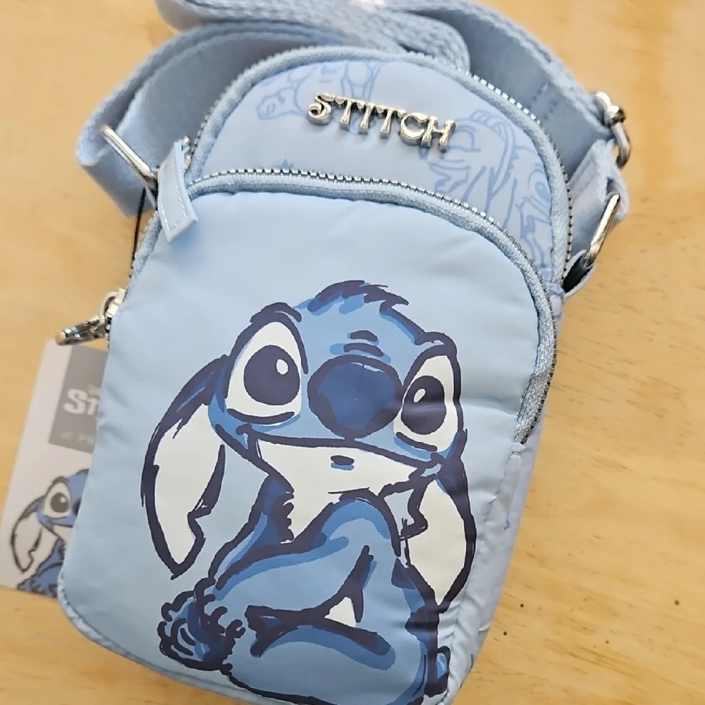 Primark at Disney Stitch Character Crossbody Bag - Light Blue - Picture 3 of 15